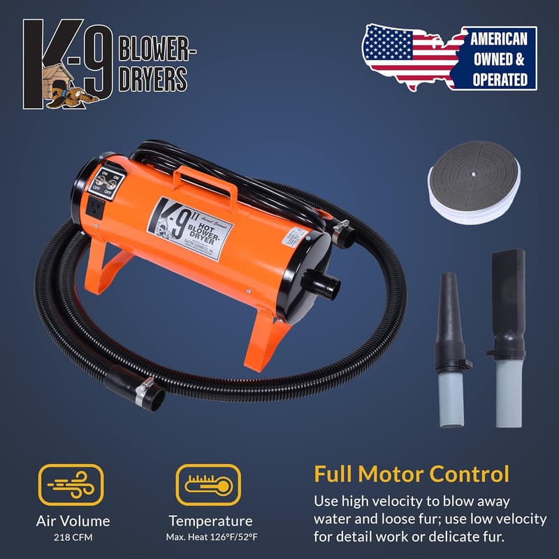 K9 II High-Power Dog Blow Dryer for Grooming