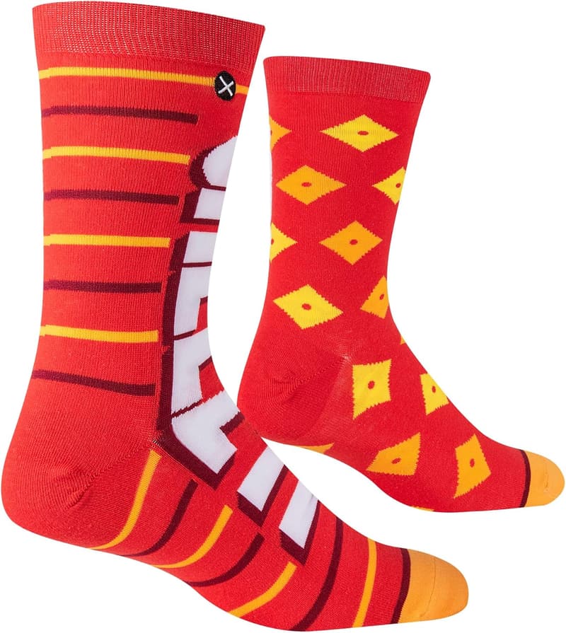Funny Cheez It Crackers Crew Socks for Men & Women