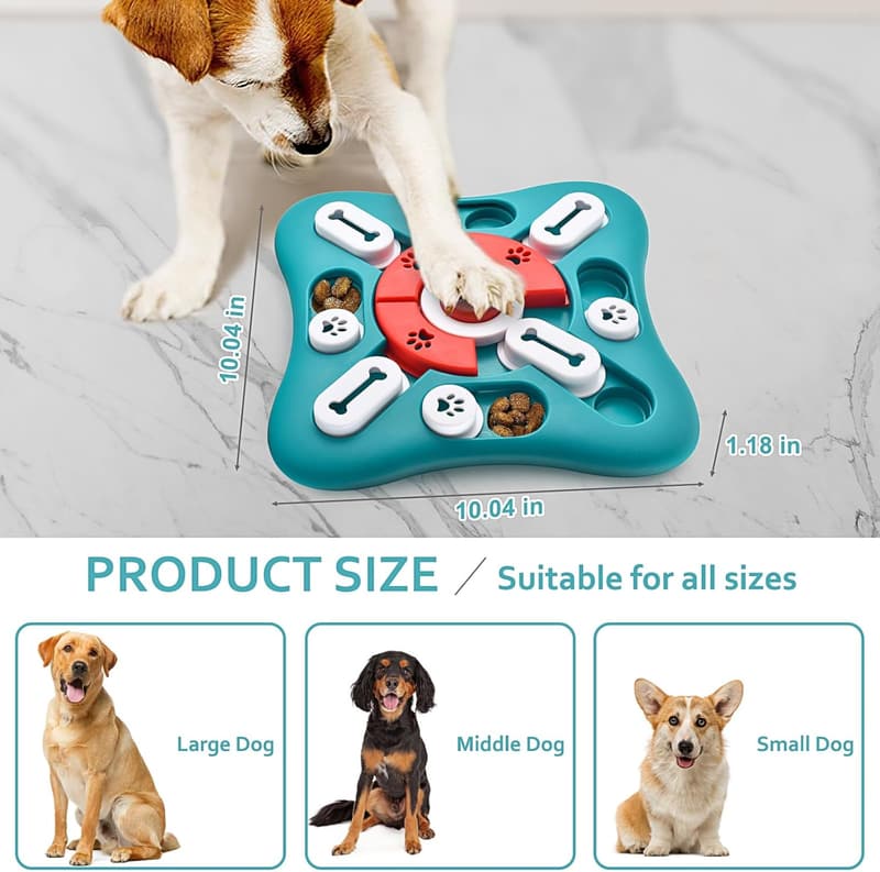 Interactive Dog Puzzle Toy for IQ Training and Brain Stimulation
