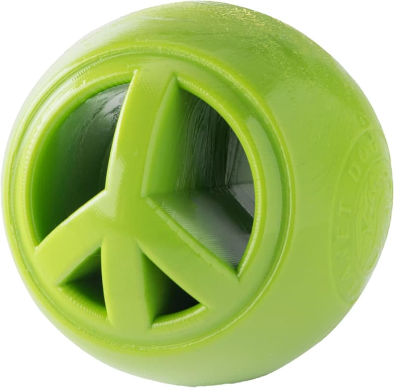 Interactive Treat Dispensing Dog Toy - Small, Green
