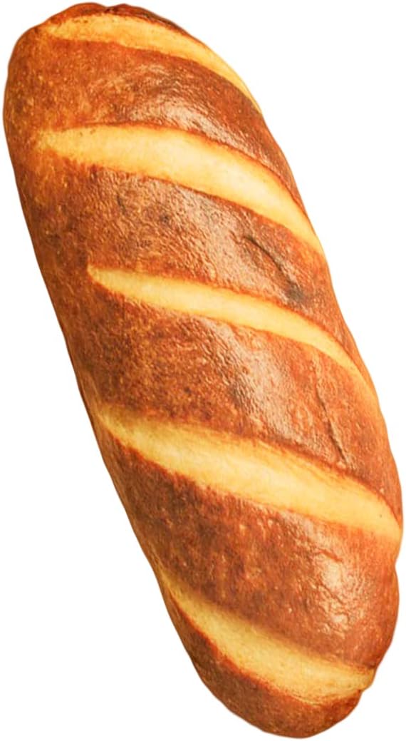 Bread Shape Pillow - 40 in 3D Simulation Soft Plush Cushion