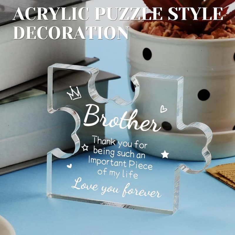 Father's Day Acrylic Plaque Desk Decor for Men & Boys