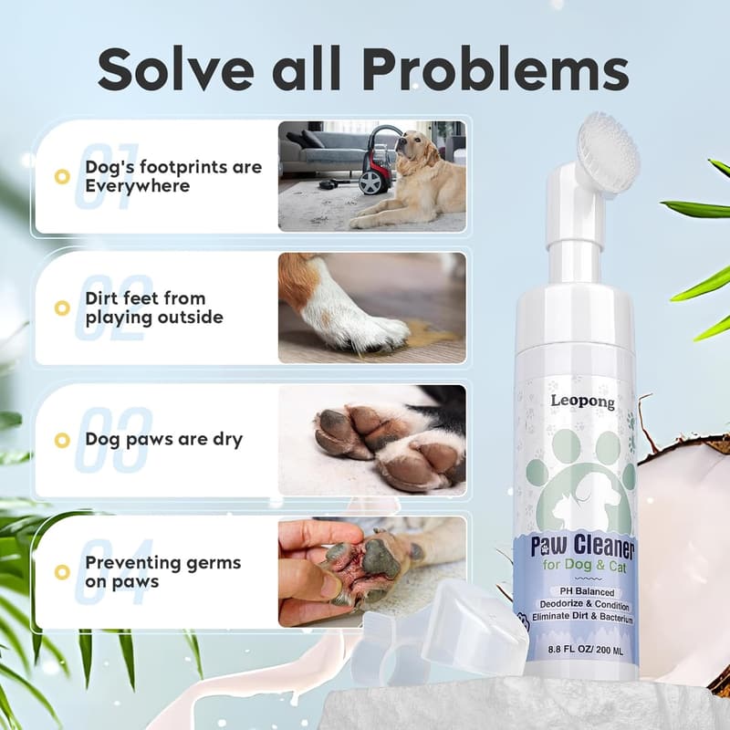 Dog Paw Care Kit - Healing Balm & Cleaner for All Breeds