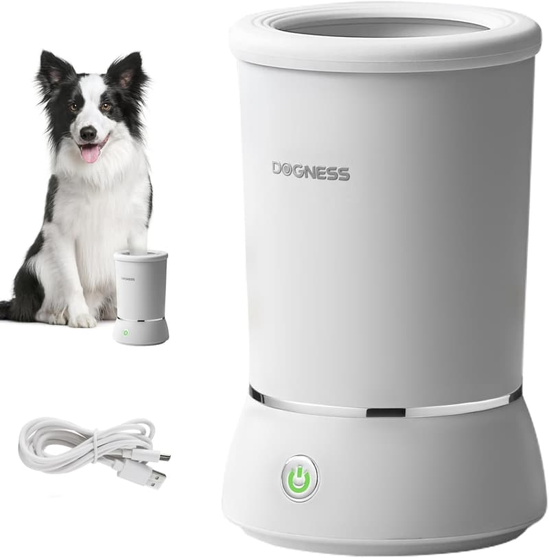 Portable Electric Dog Paw Cleaner for Small to Medium Dogs