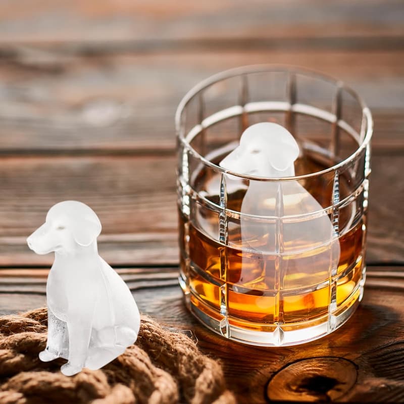 Labrador Dog-Shaped Ice Cube Tray for Pet Lovers