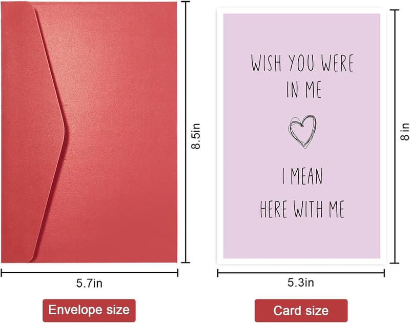 Funny Valentine's Day Card for Long Distance Couples