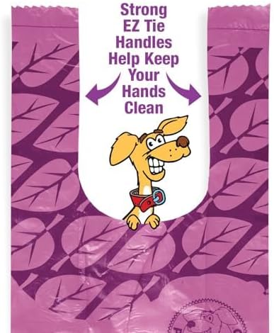 Pet Waste Bags - 10 Rolls, 120 Leakproof Corn Starch Bags