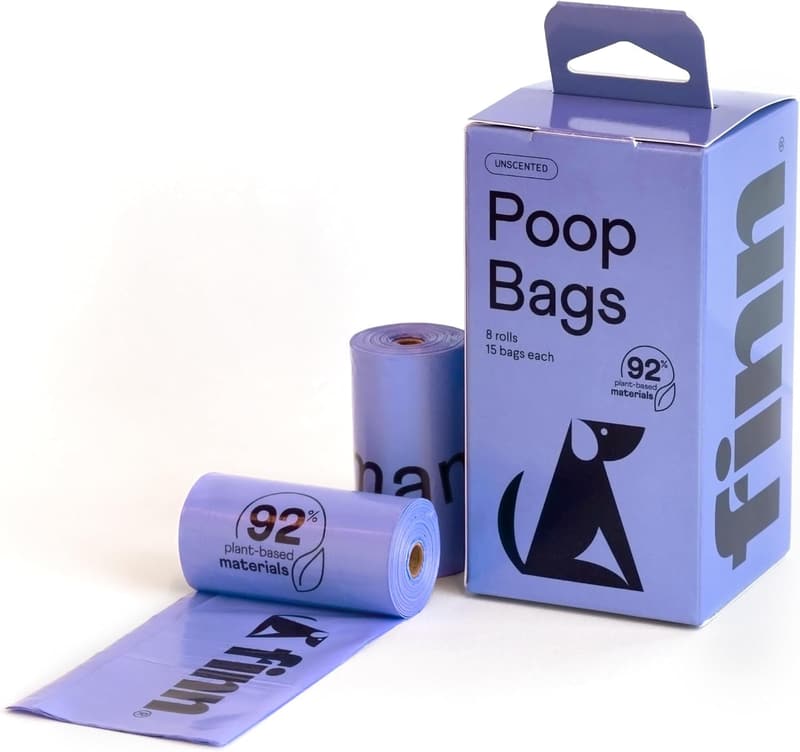 Biobased Dog Waste Bags - Unscented, Set of 120