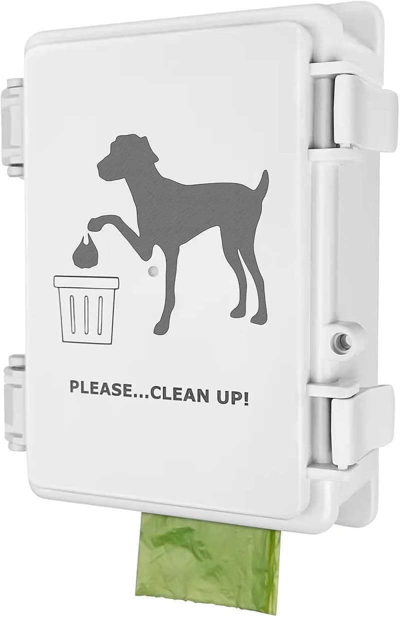 Outdoor Waterproof Dog Poop Bag Dispenser Station