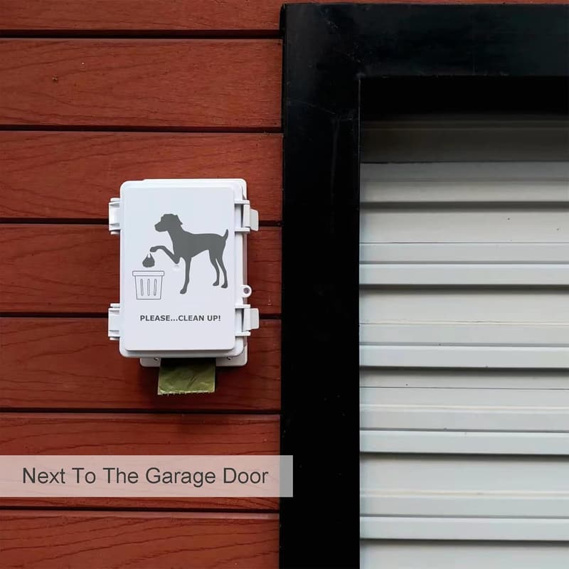 Outdoor Waterproof Dog Poop Bag Dispenser Station
