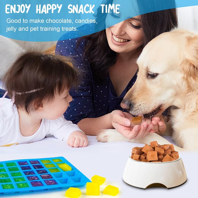 Silicone Dog Treat Molds, Non-Stick Food Grade, 2 Packs