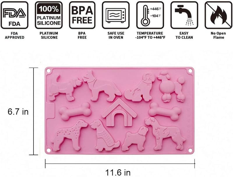 Silicone Dog Bone Candy Mold for Homemade Treats