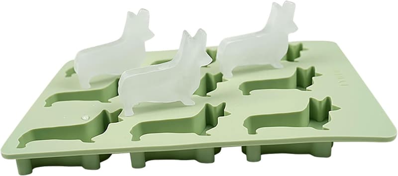 Corgi Dog Silicone Ice Cube Tray & Treat Mold Gift