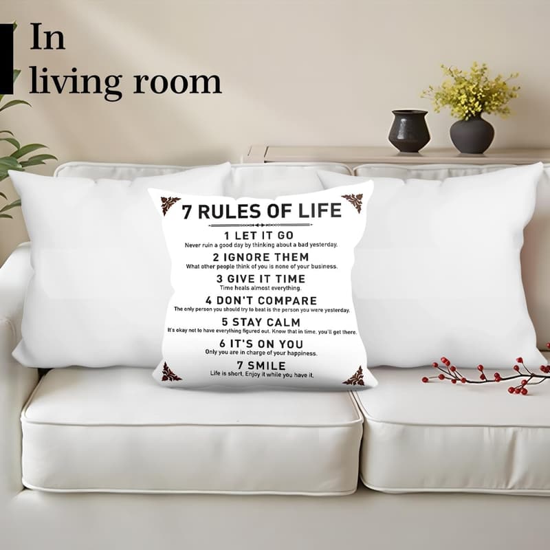 Graduation Inspirational Quote Pillow Cover - 18