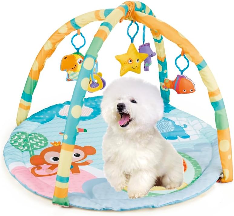 Interactive Sensory Activity Mat for Dogs & Cats with Squeaky Toys