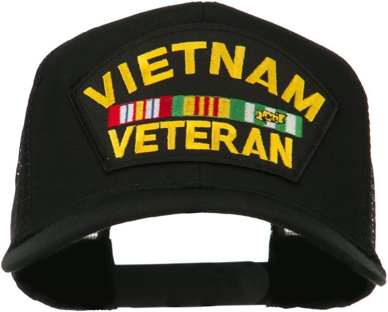 Vietnam Veteran Military Mesh Back Cap
