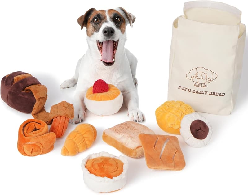 Durable Crinkle Dog Toys for Small Medium Dogs - 10 Pack