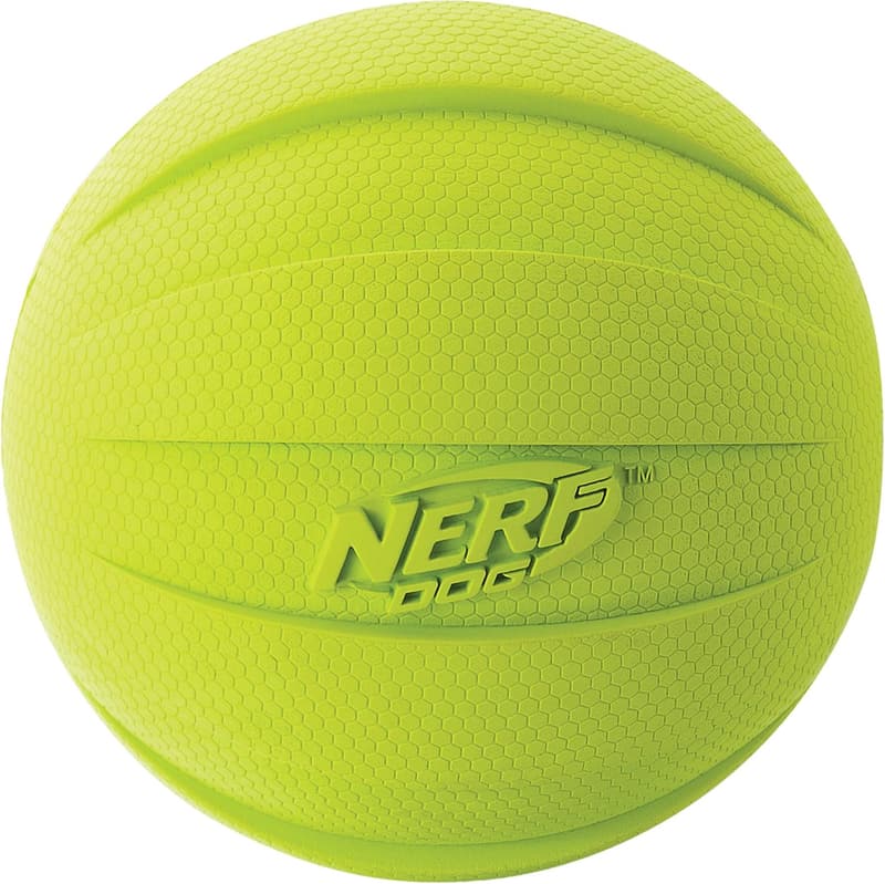 Durable 4-Inch Dog Squeaker Ball Toy for Medium/Large Breeds
