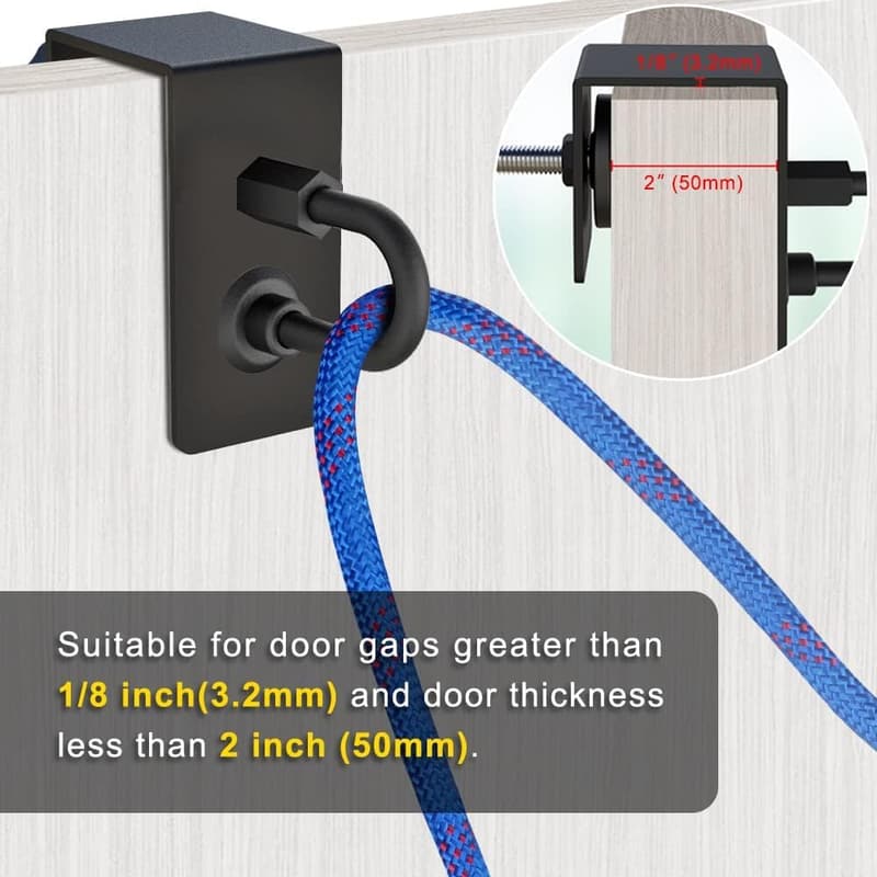 Heavy-Duty Door Anchor for Resistance Bands - Home Gym Use