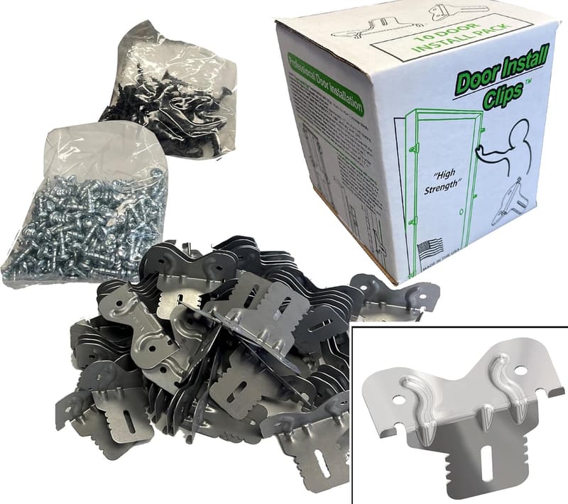 Quick Install Door Clips™ | Patented Strength Gussets
