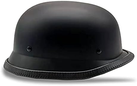 DOT Approved German Style Half Shell Motorcycle Helmet for Adults