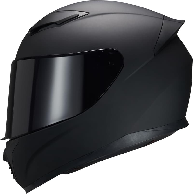DOT Approved Black Full Face Motorcycle Helmet for Adults
