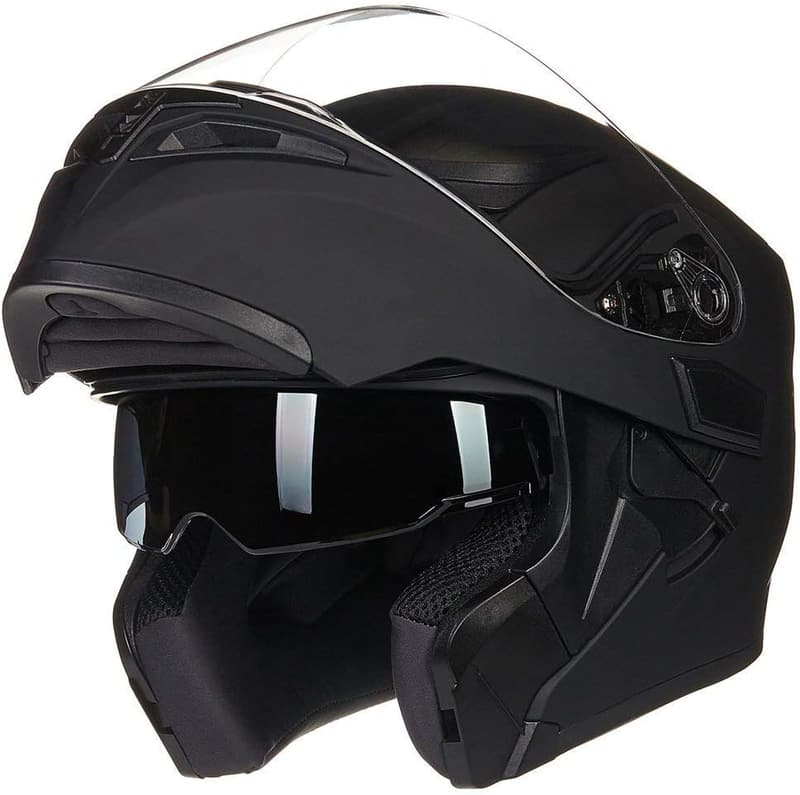 ILM Modular Full Face Motorcycle Helmet with Dual Visor