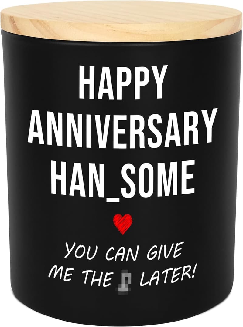 30th Anniversary Vanilla Lavender Candle for Him - 10oz