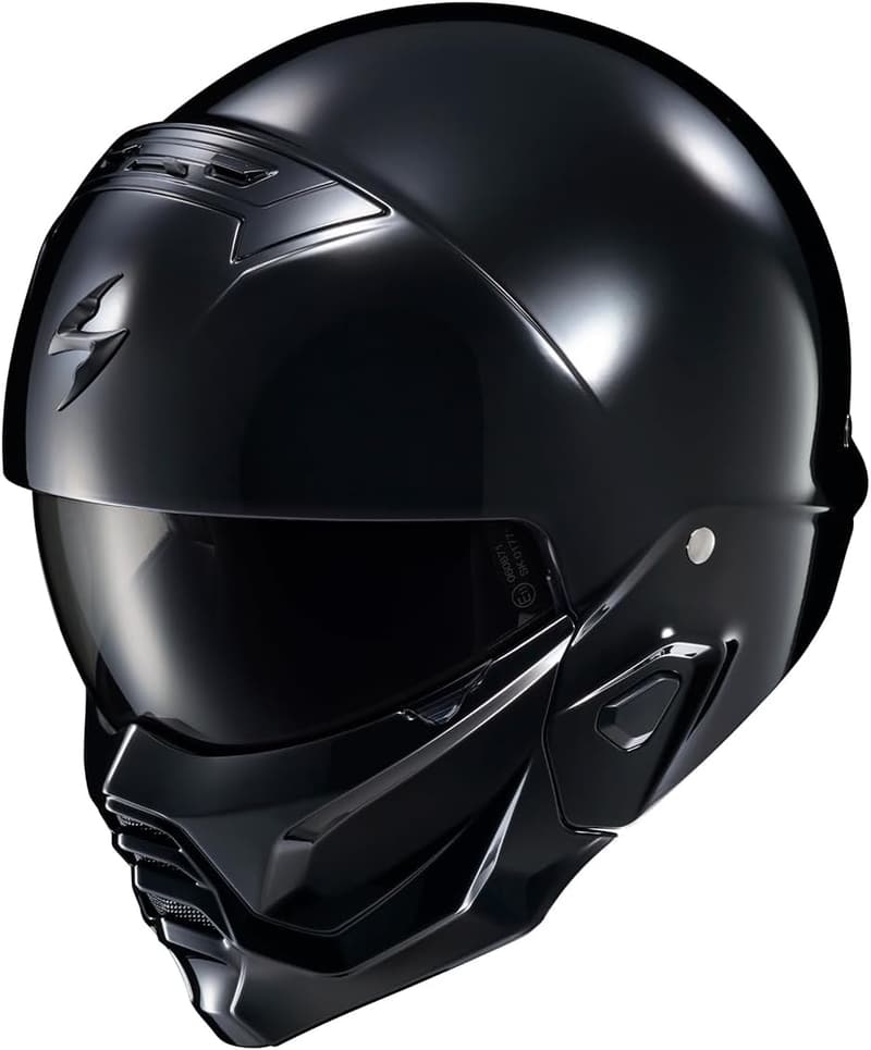 Bluetooth-Ready ScorpionEXO Covert 2 Motorcycle Helmet - Gloss Black