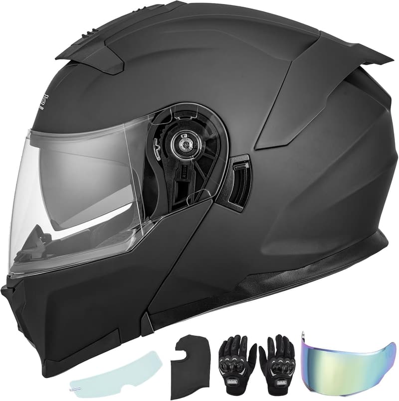 Unisex Full Face Flip-Up Motorcycle Helmet Model 912