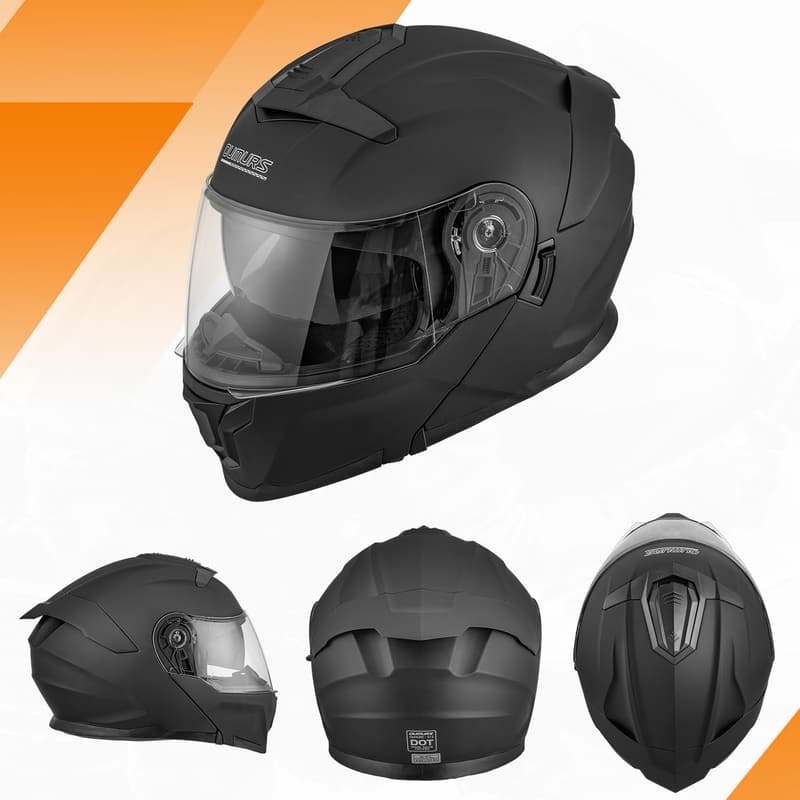 Unisex Full Face Flip-Up Motorcycle Helmet Model 912