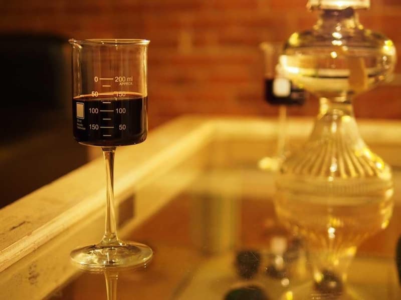 Laboratory Beaker Wine Glass - Periodic Table Design