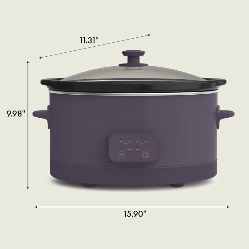 Bella 6Qt Programmable Slow Cooker with Nonstick Ceramic