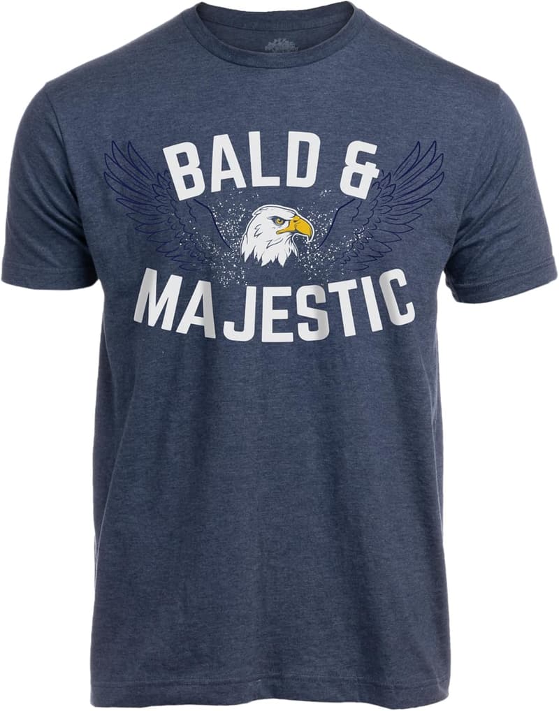 Funny Bald Guy Men's T-Shirt - Humorous Gift for Dad