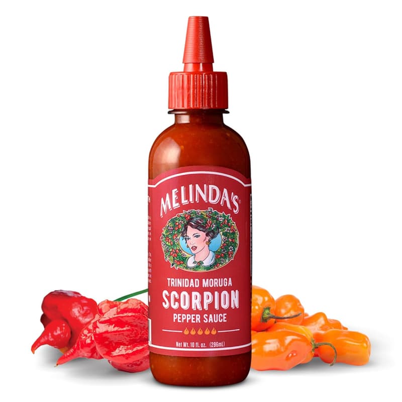 Gourmet Scorpion Pepper Hot Sauce - 10oz, Keto & Vegan