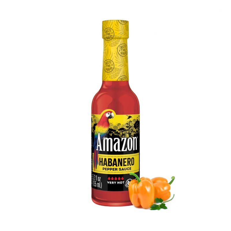 Habanero Hot Sauce, 5.2 oz - Spicy Flavor for Food Lovers