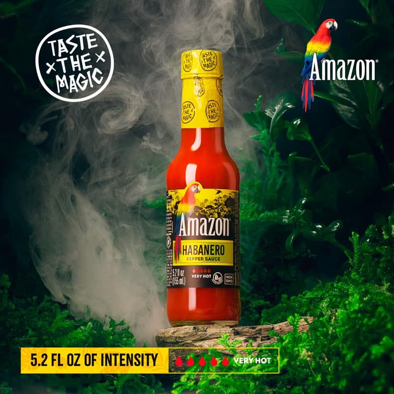 Habanero Hot Sauce, 5.2 oz - Spicy Flavor for Food Lovers