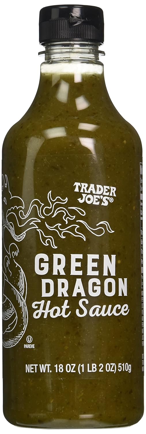Trader Joe's Green Dragon Hot Sauce - Spicy Flavor for Dishes