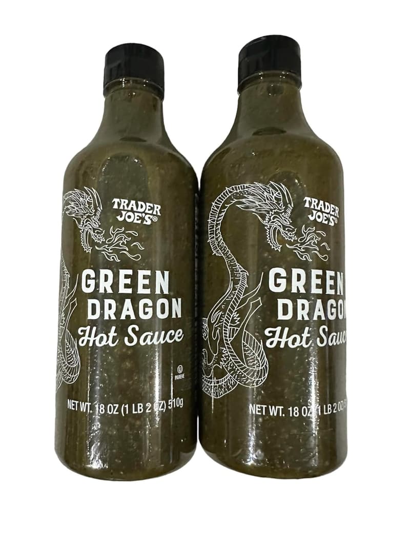 Trader Joe's Green Dragon Hot Sauce - 2 Pack