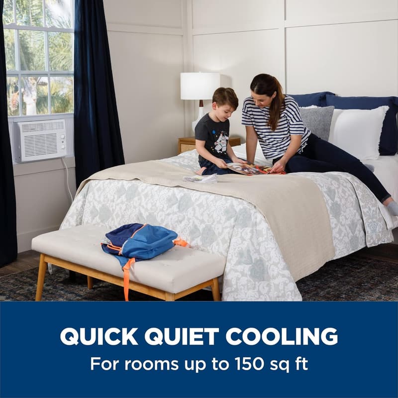 5,000 BTU Window Air Conditioner for Small Rooms