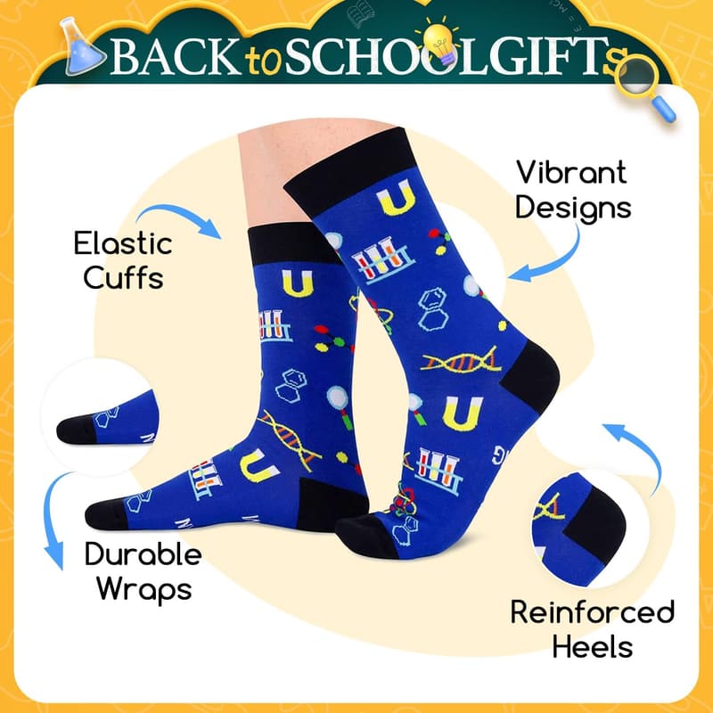 Reading Socks for Book Lovers - Perfect Gift for Teens and Students