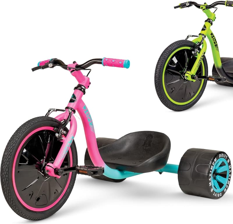 Kids' Drift Trike with Adjustable Seat & Big 16