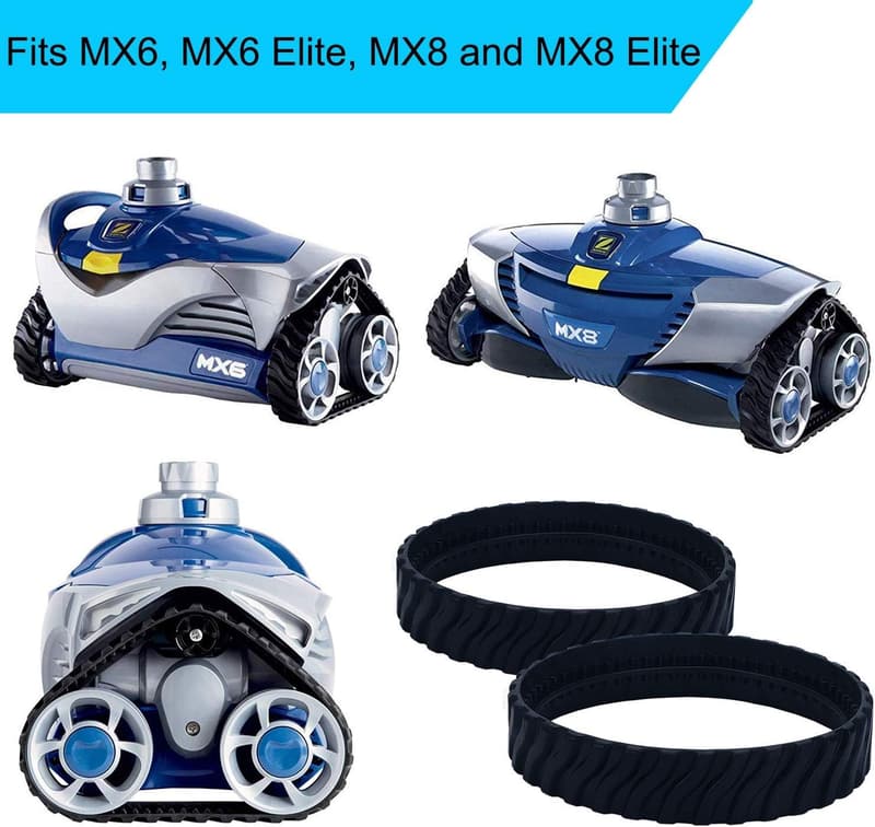 Pool Cleaner Tire Track Replacement for MX8/MX6 Elite (2 Pack)