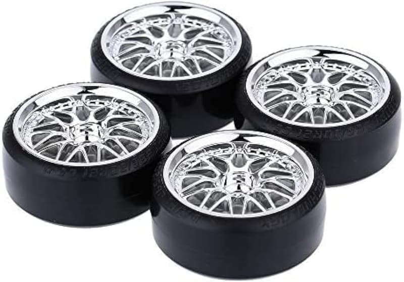 Drift Car Tire Replacement Set for Traxxas & HSP, 4PCS