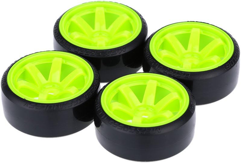 Drift Car Tire Set - Hard Replacement Tires for On-Road Cars