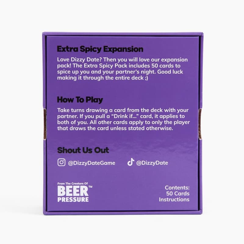 Valentine's Day Extra Spicy Beer Pressure Card Game Expansion