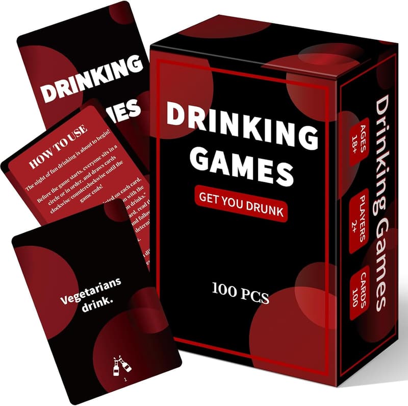 Bachelorette Party Drinking Game Cards for Adults