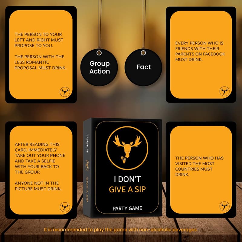 Drinking Game Party Cards - Fun Couples' Gift for Birthdays