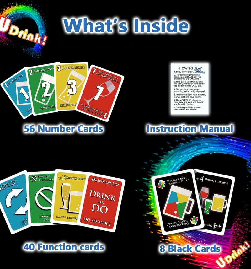 Adult Drinking Game Cards for Couples & Parties - 2024 Edition