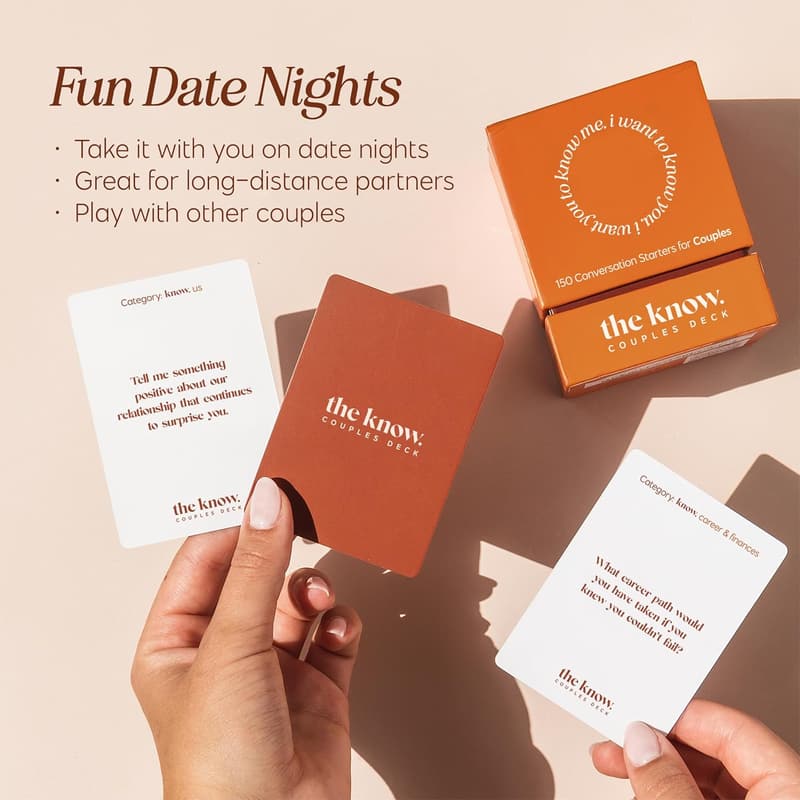 Couples' Relationship Card Game – Get to Know Each Other